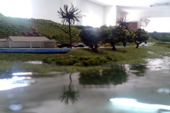 lagoa quase real maquete de loteamento