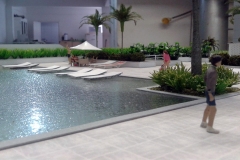 Detalhes de Pscina em Maquete Fisica