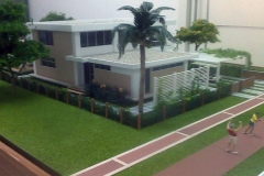 Maquete de casa moderna